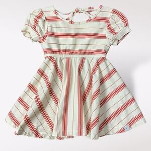 Omi Jo Well Dressed Wolf Valentine‎ Stripe Dress Size 18 Months Baby Toddler